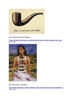 Összefoglalók, jegyzetek 'René Magritte pszichológiája', 17.                