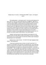 Összefoglalók, jegyzetek 'Reading Critique on Scriveners "Teaching and Learning". Chapter 1 "Working with ', 1.                