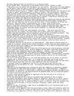 Esszék 'The Most Important Role of the Police is to Prevent Crime', 1.                