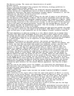 Esszék 'The Mexican Economy, the Causes and Characteristics of Growth', 1.                