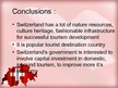 Prezentációk 'Switzerland from a Tourism Point of View', 11.                