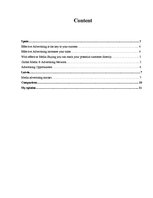 Kutatási anyagok 'Advertising in Spain and Latvia', 1.                