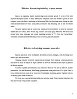 Kutatási anyagok 'Advertising in Spain and Latvia', 3.                