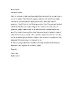 Minták 'Letters Model for Foreign Universities', 1.                