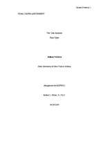 Gyakorlati jelentések 'The Case Analysis', 1.                