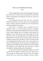 Esszék 'Democracy in Russia', 1.                