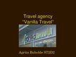 Prezentációk 'Travel Agency "Vanilla Travel"', 1.                