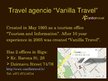 Prezentációk 'Travel Agency "Vanilla Travel"', 3.                