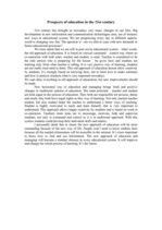 Esszék 'The Prospects of the Education in the 21st Century', 1.                
