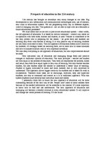 Esszék 'The Prospects of the Education in the 21st Century', 2.                