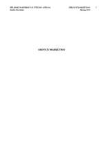 Kutatási anyagok 'Service Marketing', 1.                