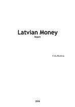 Kutatási anyagok 'Latvian Money', 1.                