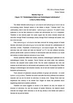 Esszék 'Reaction Paper on Chapter VII "Methodological Holism and Methodological Individu', 1.                