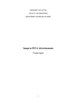 Kutatási anyagok 'Image in PETA Advertisements', 1.                