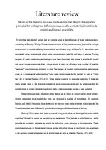 Esszék 'Literature Review', 1.                