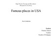 Prezentációk 'Famous Places in the USA', 1.                