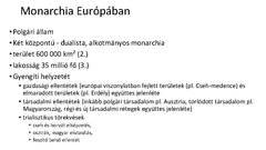 Prezentációk 'A dualizmus megszilárdulása', 2.                