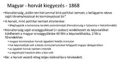 Prezentációk 'A dualizmus megszilárdulása', 6.                