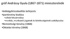 Prezentációk 'A dualizmus megszilárdulása', 7.                