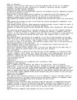 Esszék 'Software and Operating Systems Basic Information', 1.                