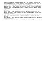 Esszék 'Seven Careers in Logistics', 4.