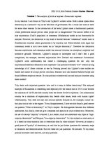 Esszék 'The Analysis of Political regimes. Democratic Regimes', 1.                