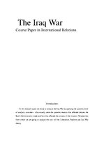 Kutatási anyagok 'The Iraq War', 1.                