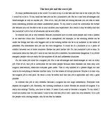 Esszék 'The Best Job and the Worst Job', 1.                