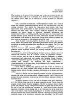 Esszék 'Social Dialogue and Problems of Working Environment for the European Social Mode', 6.                