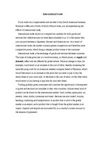 Esszék 'International Trade', 1.                