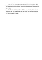 Esszék 'Jerome K.Jerome "Three men in a boat"', 2.                