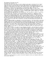 Esszék 'The Japanese Internment and the Animosity that Lead up to it', 1.                