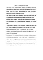 Esszék 'The Role of Women in Society Nowadays', 1.                