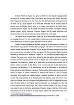 Kutatási anyagok 'English in the Southern United States', 3.                