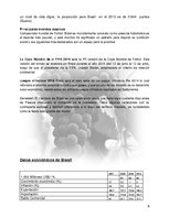 Kutatási anyagok 'Plan de Exportación de Vinos Carmenere a Brasil', 8.                