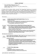 Minták 'Attractive CV', 1.                