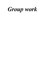 Esszék 'Group Work', 1.                