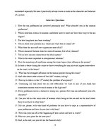 Kutatási anyagok 'Interview on the Topic: The Sea Examination', 4.                