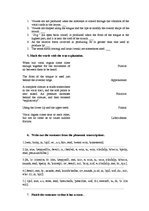 Összefoglalók, jegyzetek 'Test in Phonetic', 2.                