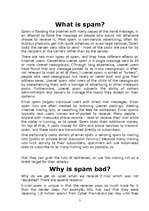 Kutatási anyagok 'Spam', 3.                