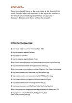Összefoglalók, jegyzetek 'California', 4.                