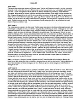 Összefoglalók, jegyzetek 'Hamlet Summary by Acts', 1.                