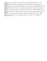 Esszék 'Nature plus Nurture, an argumentative subject in the scientific world', 5.                