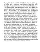 Esszék 'What Is a Network and why Do We Care?', 1.                