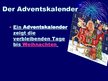 Prezentációk 'Das Adventszeit und Weihnachten', 3.                