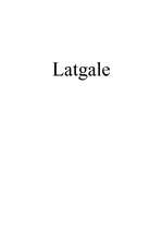 Kutatási anyagok 'Latgale', 1.                