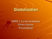 Esszék 'Globalization', 6.                