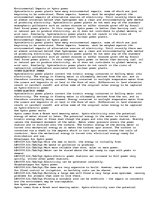 Esszék 'Environmental Impacts', 1.                