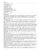 Esszék 'A Team Management System', 1.                