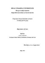 Kutatási anyagok 'Importance of Euro', 1.                